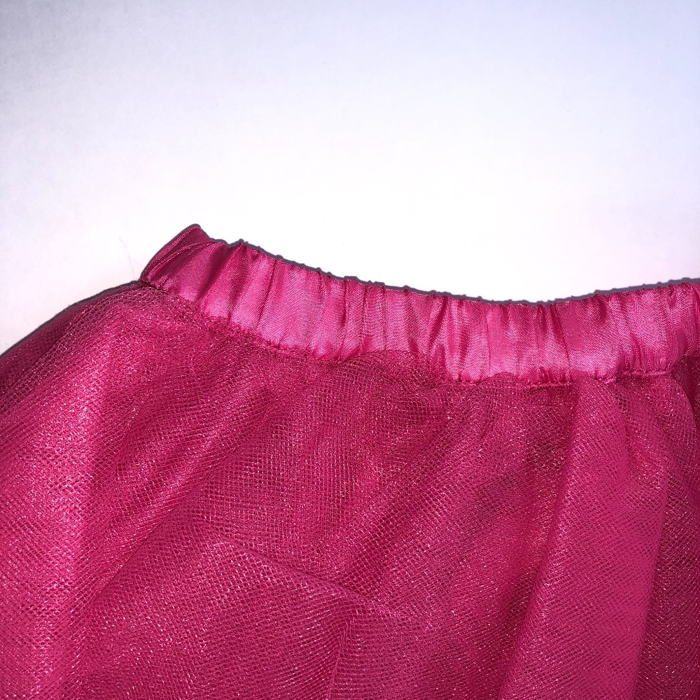 NWT GYMBOREE Girls Hot Pink Tulle Tutu Skirt Size 4T - Picture 2 of 7